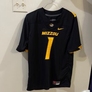 Nike Mizzou Black and Gold Men's Jersey